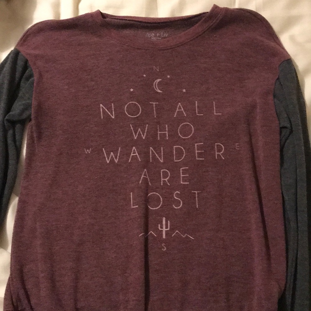“Not All Those Who Wander Are Lost” Long Sleeve